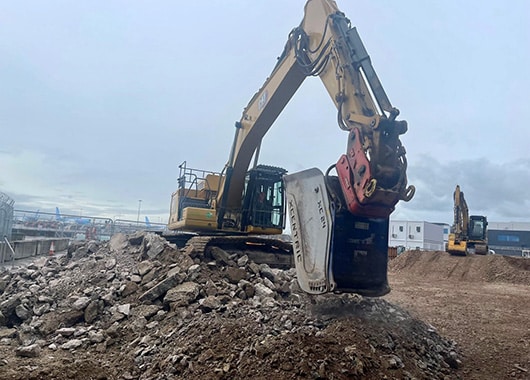 Manchester Airport Digger