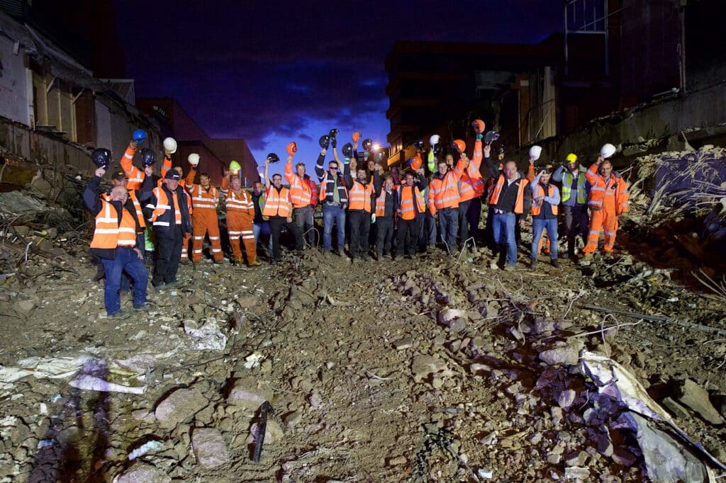 Oxford Road Bridge Demolition