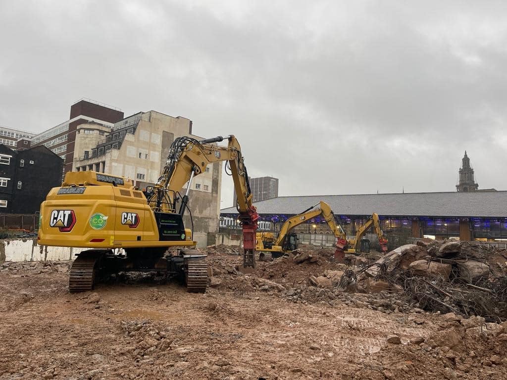 Preston Carpark Demolition Site