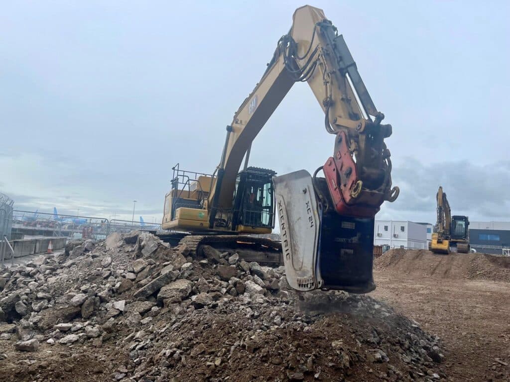 Manchester Airport Digger