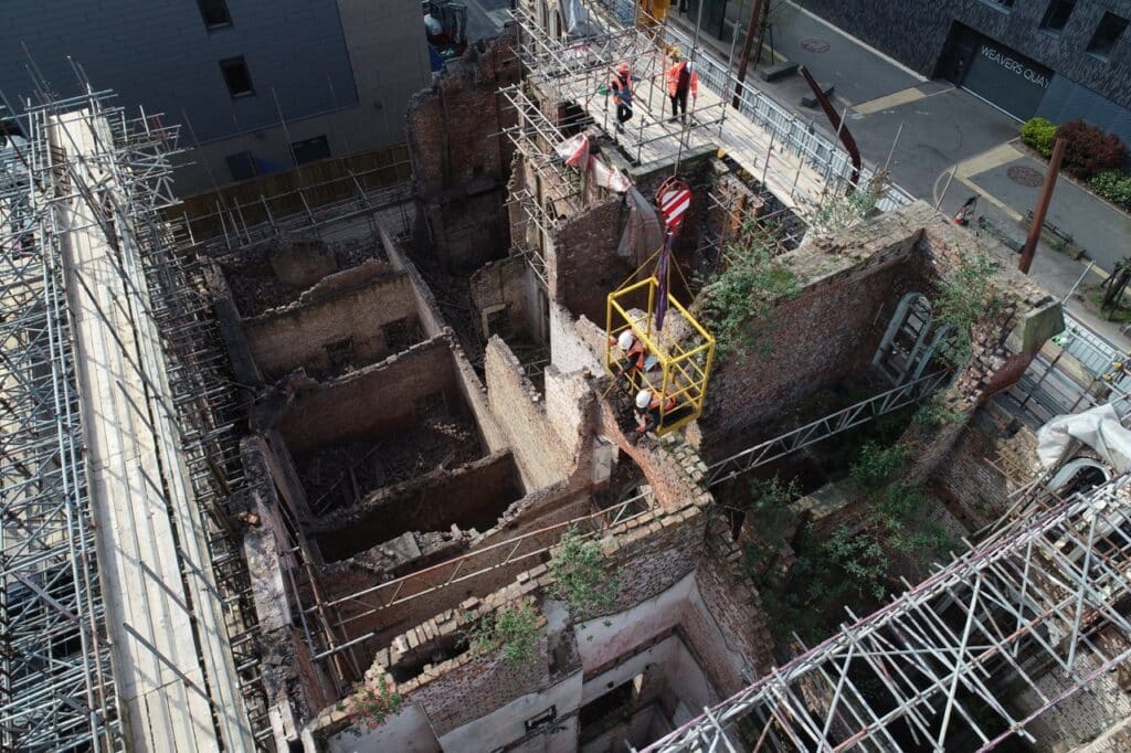 Ancoats Dispensary Scaffolding Bradley Group