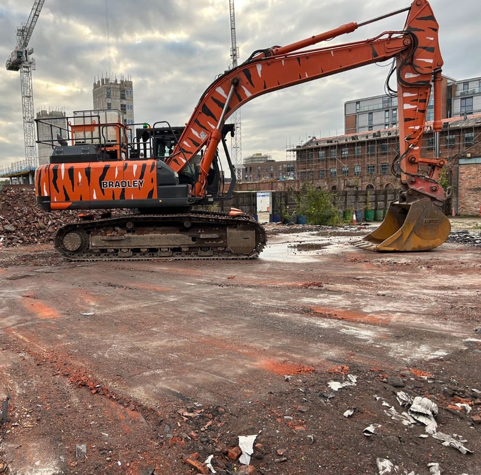 Phoenix Ironworks during demolition works