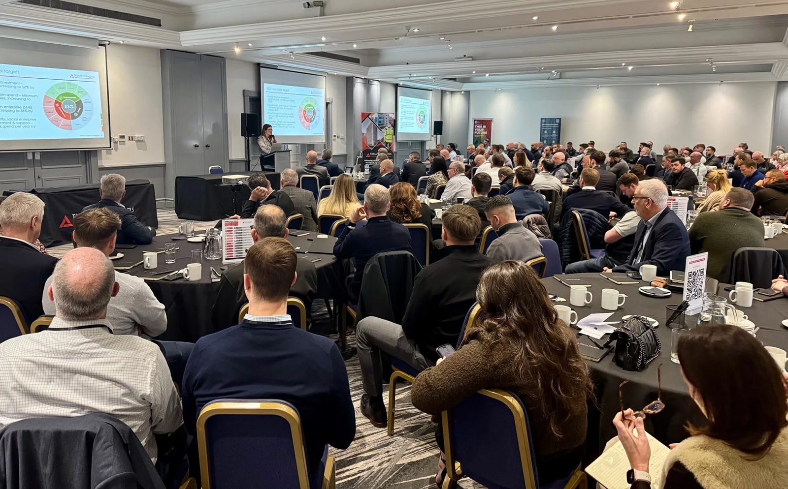 Bradley Demolition Health, Safety and Wellbeing Award for demolition health and safety at Tilbury Douglas Supply Chain Awards.