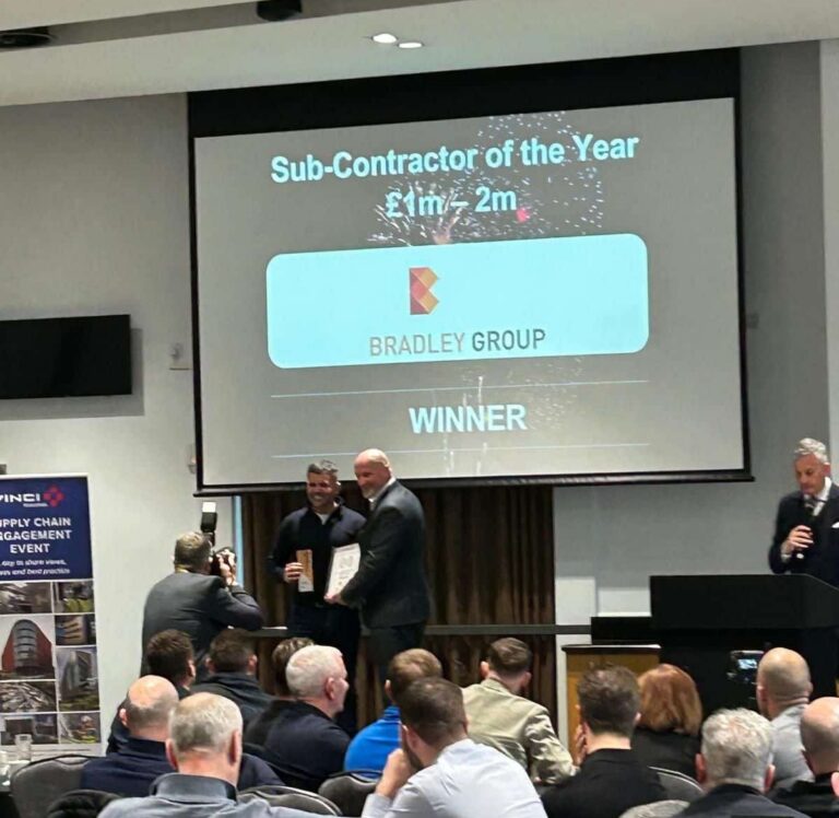 Bradley Group Wins 3 Awards at VINCI Supply Chain Even